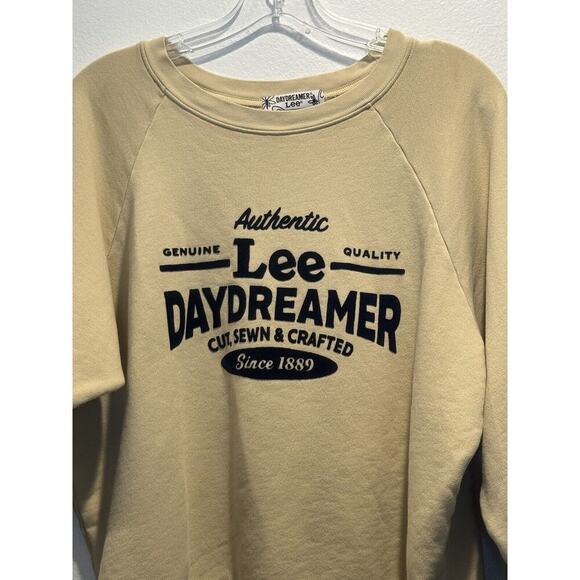Daydreamer X Lee Size Medium Pullover Genuine Quality Sweatshirt In Khaki READ - Picture 3 of 9